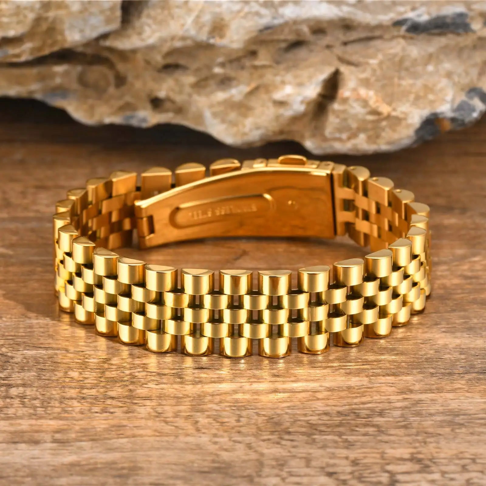 Pulsera President 15mm Acero Inoxidable