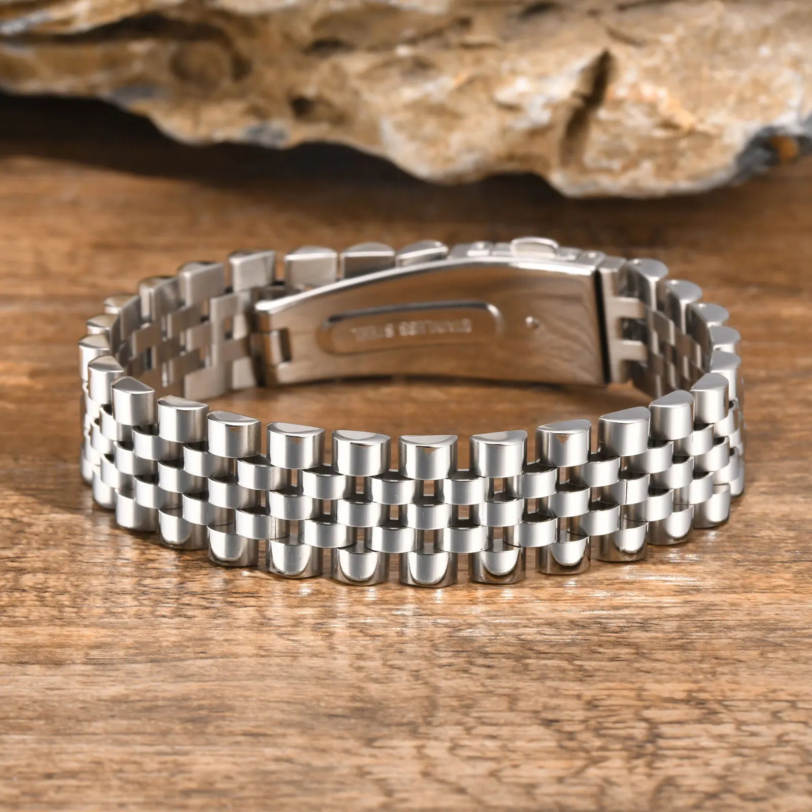 Pulsera President 15mm Acero Inoxidable