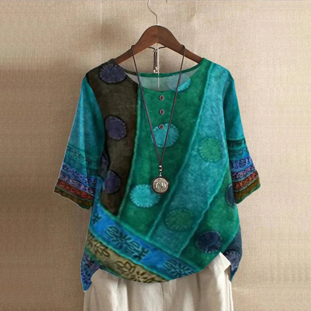Teresa | Blusa Bohemia Colorida