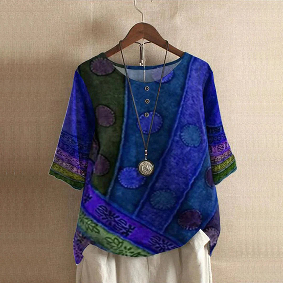 Teresa | Blusa Bohemia Colorida