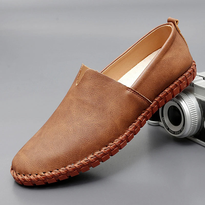Mocasines de piel