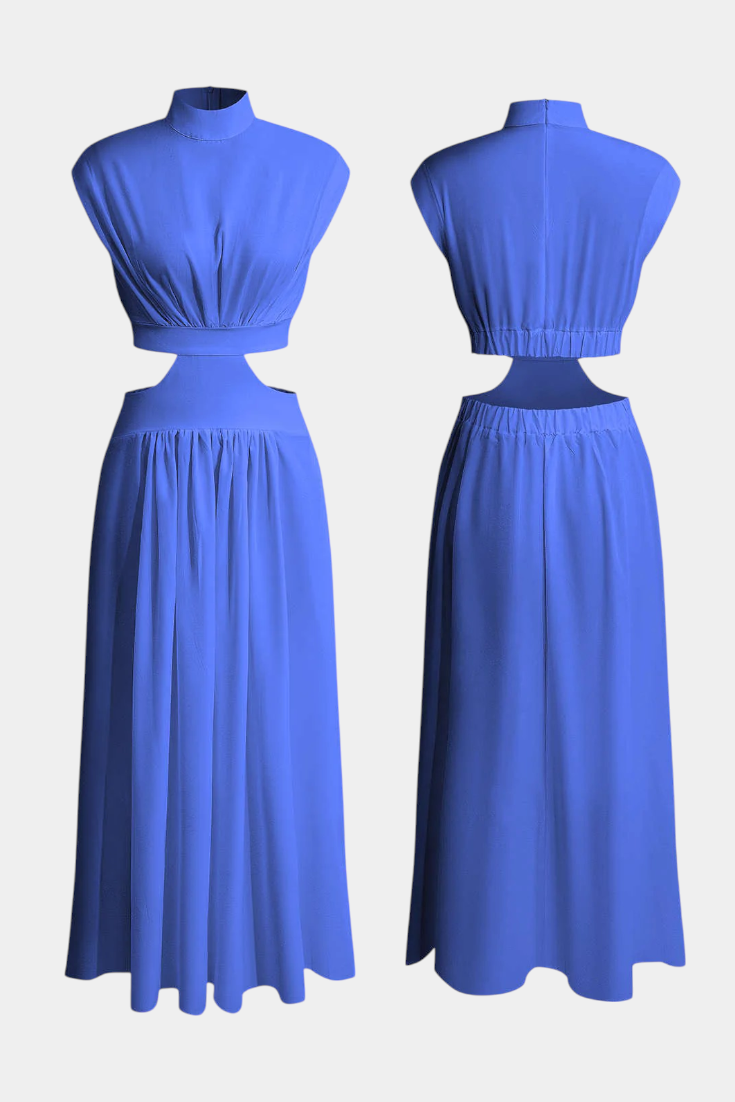 Conjunto de Vestido con Abertura Lateral