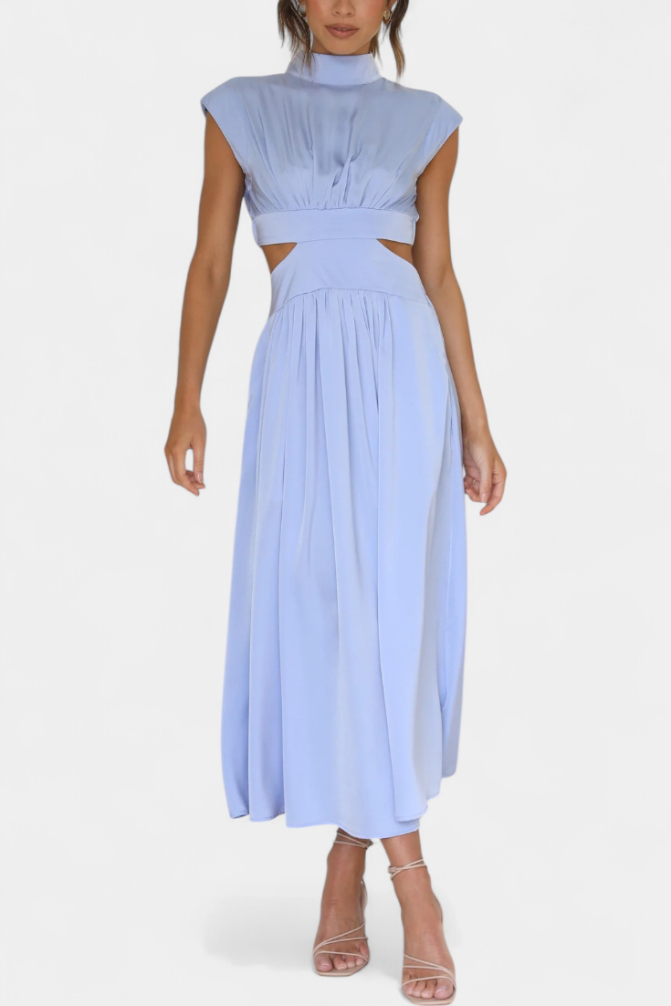 Conjunto de Vestido con Abertura Lateral