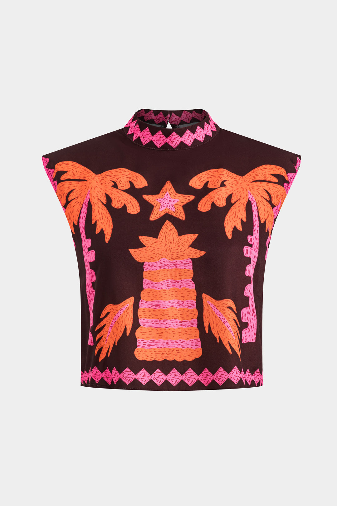 Conjunto de Top y Falda Recortada Coconut Palm