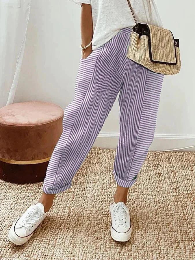Carmen | Pantalón de rayas cómodo