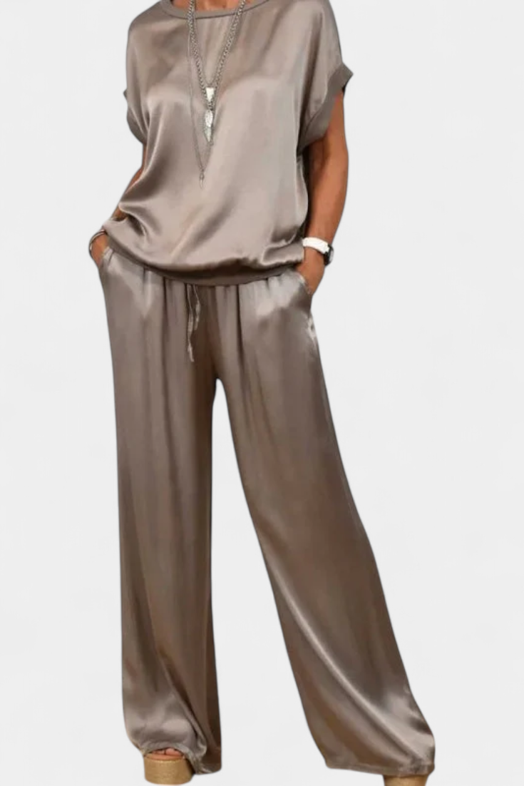 Conjunto de Primavera de Dos Piezas con Estilo Sofisticado