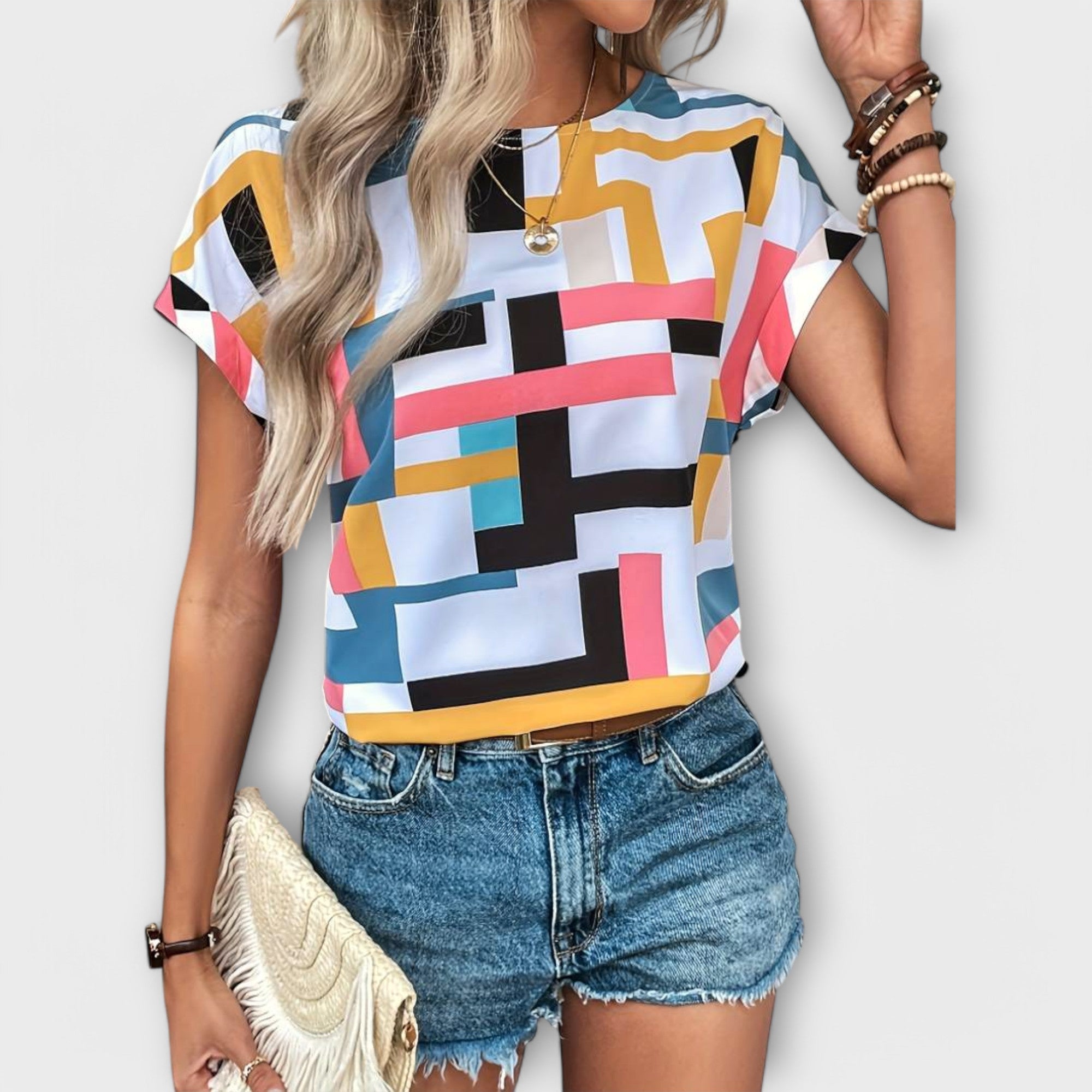 Blusa de Manga Corta